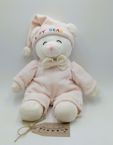 Peluche ours rose -30cm- GiPSY