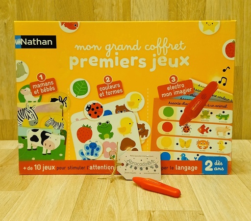 Mon grand coffret premiers jeux - NATHAN  