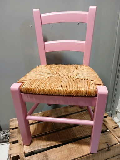 Chaise rose 