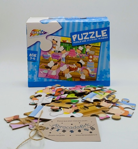 Puzzle fabrique de gâteaux - 45p - GRAFiX