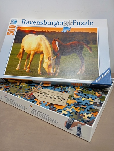 Puzzle "jolis chevaux" - 500p - RAVENSBURGER  