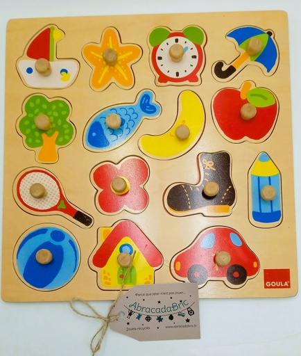 Puzzle encastrement silhouettes - GOULA  