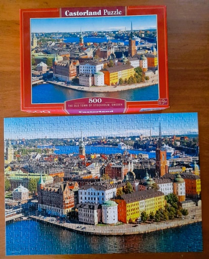 Puzzle "The old town of stockholm, sweden" - 500p - CASTORLAND