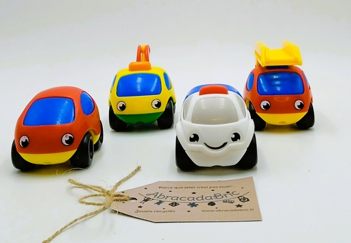 Lot de 4 voitures - SMOBY  