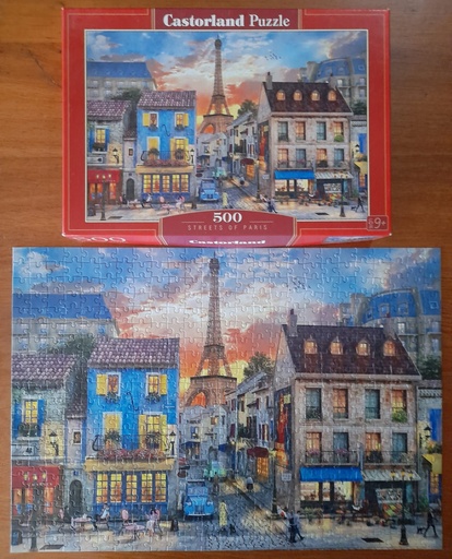 Puzzle "Streets of Paris" - 500p - CASTORLAND 