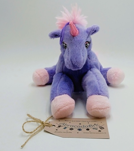 Peluche licorne -22 cm- PETRA TOYS