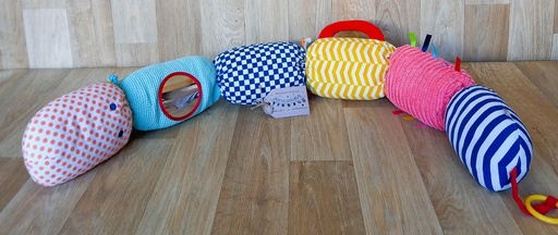 Chenille d'activité en tissu - OXYBUL