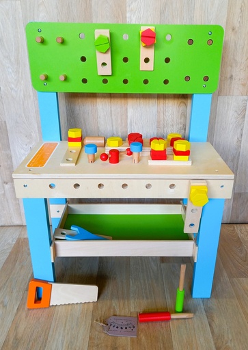 Atelier en bois coloré - CARREFOUR