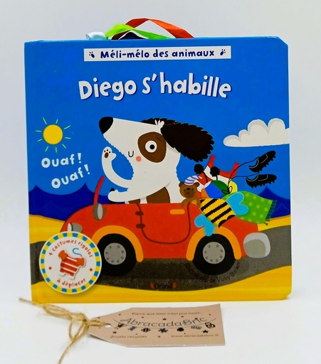 Méli-mélo des animaux "Diego s'habille" - GRUND  