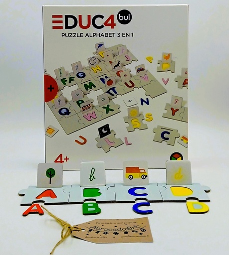 Puzzle alphabet 3 en 1 - OXYBUL  