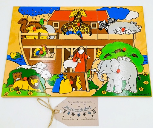 Puzzle bois "l'arche de Noé" -9p - SiMPLEX 