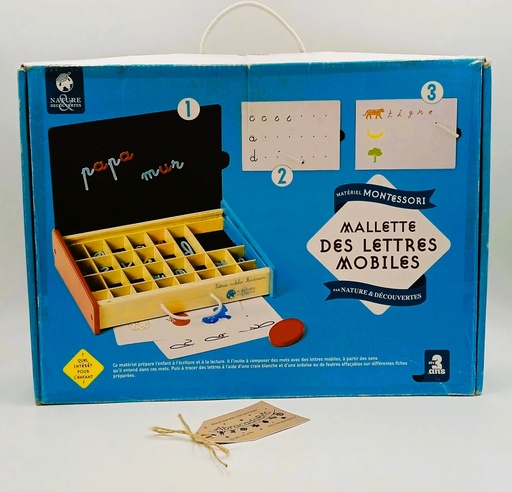 Mallette des lettres mobiles - NATURE ET DECOUVERTES