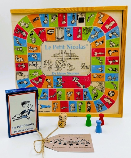 Jeu de l'oie en bois "Le petit Nicolas" - iMAV