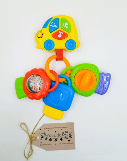 Hochets voiture avec clés - PLAYGO