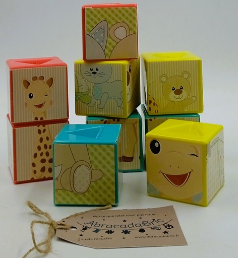 Cubes puzzle "Sophie la girafe"- VULLi 
