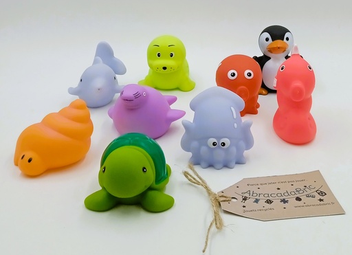 Animaux de bain X9