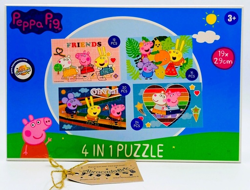 Puzzle Peppa pig 12p,16p,20p et 24p - HASBRO  