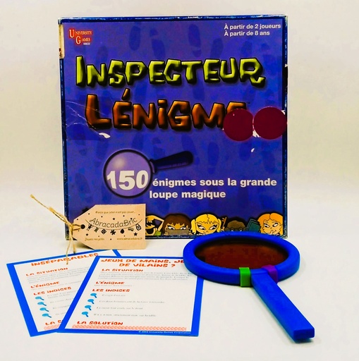 inspecteur l'énigme - UNiVERSiTY GAMES 