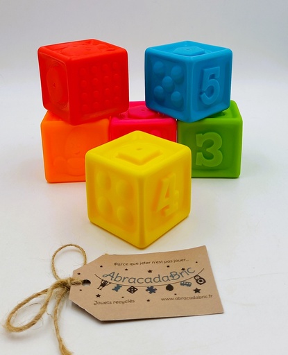 Lot de 6 cubes Sensoriels 