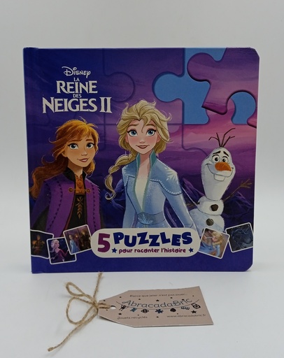 Mon livre puzzle "La reine des neiges"- DiSNEY