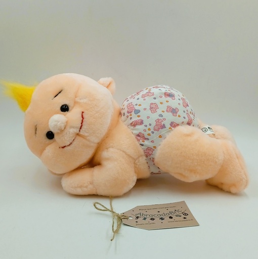 Peluche bébé couché 30cm - ELUZ