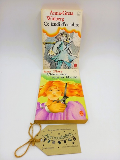 Lot x2 "Ce jeudi d'octobre" et "Clémentine veut sa liberté"- LiVRE de POCHE  