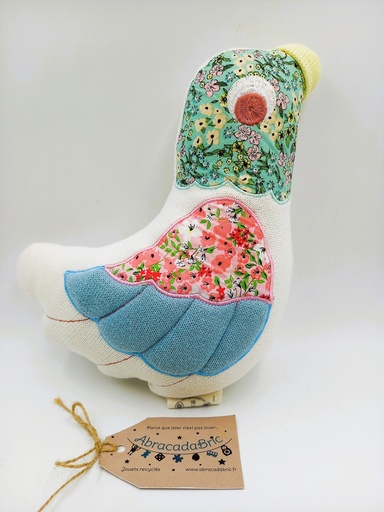Oiseaux en tissu 24cm