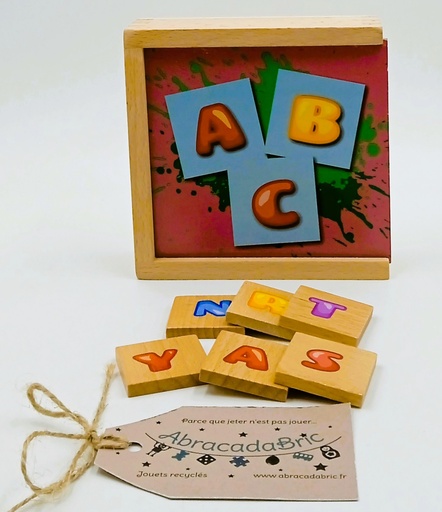 Lettres d'apprentissages en bois