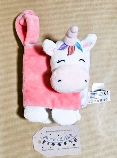 Livre en tissu "Licorne" OEKO TEX