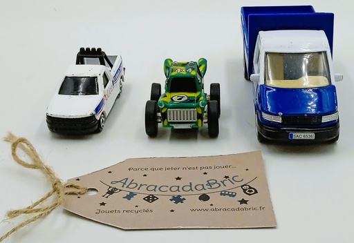Lot camion et voiture de police 