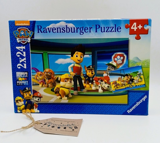 Puzzle Paw patrol 2x24p - RAVENSBURGER 