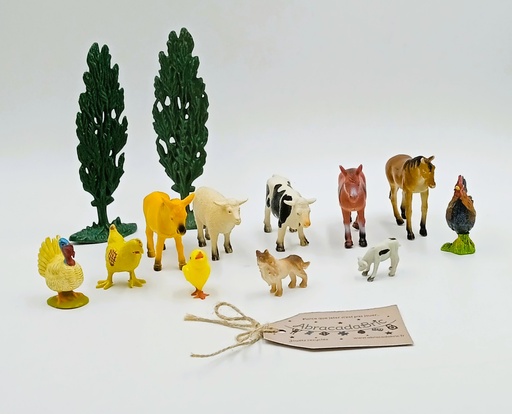 Lot figurines de la ferme