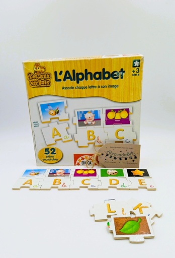 Les jeux en bois l'alphabet - EDUCA