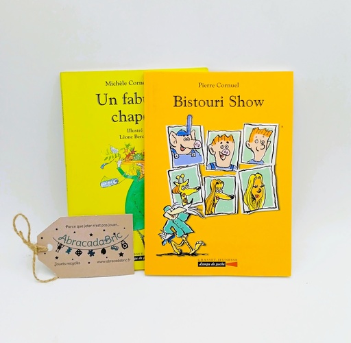 Lot X2 "Bistouri show" & "Un fabuleux chapeau" - GRASSET JEUNESSE