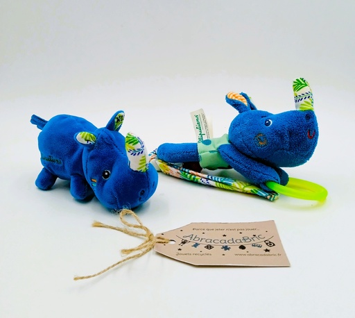 Lot 2 hochets Rhinocéros - LiLLiPUTiENS 