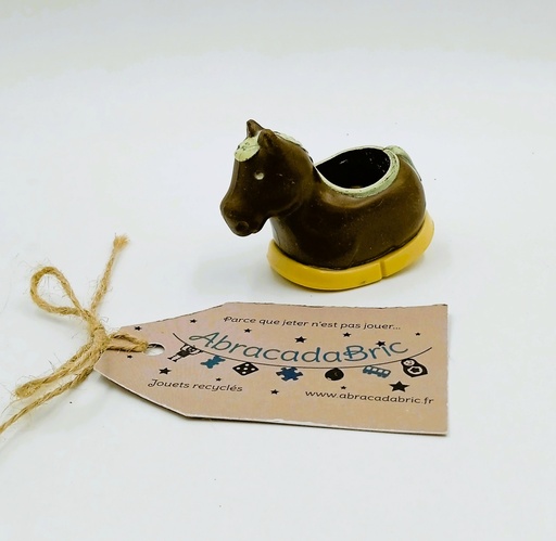 Figurine Cheval marron de la citrouille 1983  - VULLi