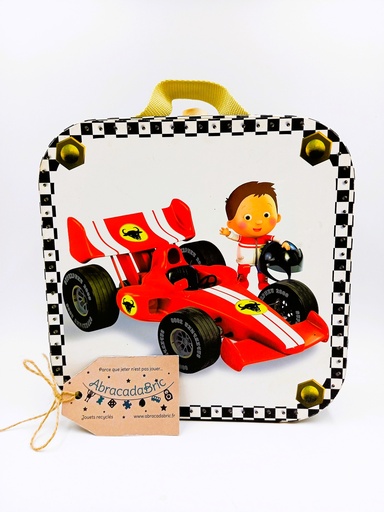 Valisette x2 puzzles 6p et 16p "La formule 1 de Gabin" - JANOD  