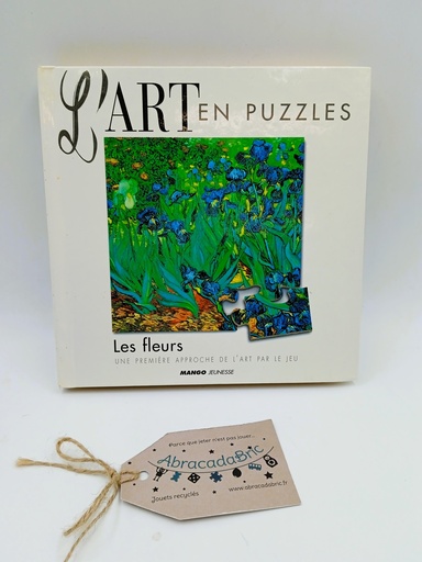 L'art en puzzle " Les fleurs" - MANGO JEUNESSE 
