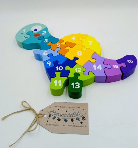 Mon puzzle "Spinosaure" en bois - CARREFOUR