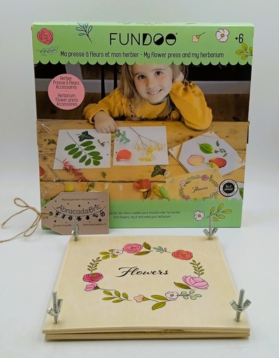 Ma presse à fleurs et mon herbier - FUNDOO
