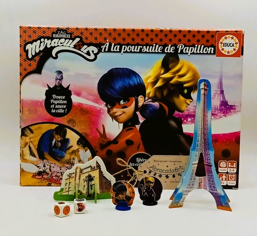 Miraculous à la poursuite de papillon - EDUCA