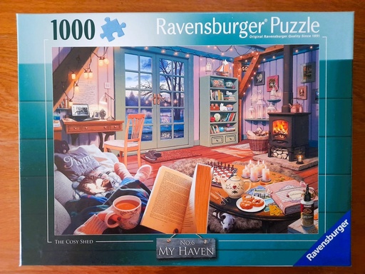 Puzzle "The cosy shed" 1000p - RAVENSBURGER