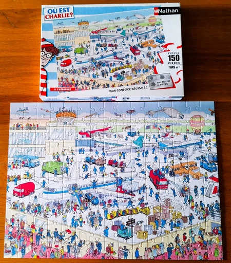 Puzzle "Charlie à l'aéroport" 150p - NATHAN 