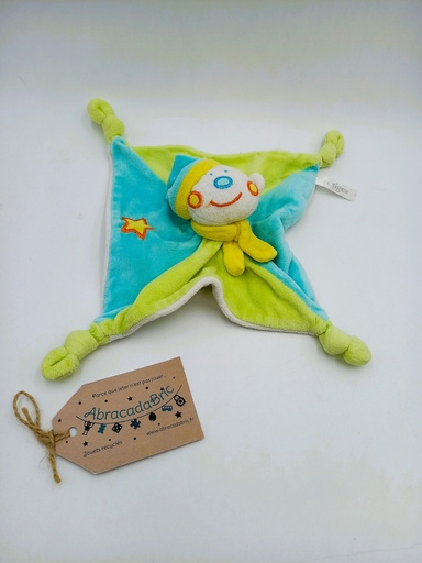 Doudou plat clown - TiGEX  
