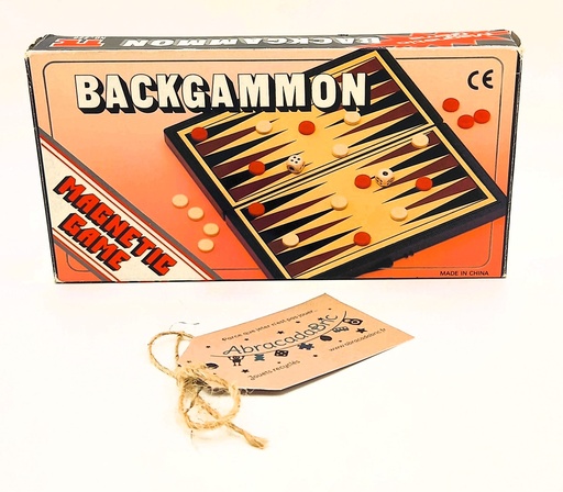 Jeu backgammon magnétique de voyage- MAGNETiQUE GAME