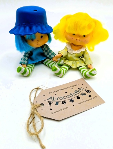2 poupées Prunelle et Lemon 12 cm- CHARLOTTE AUX FRAiSES