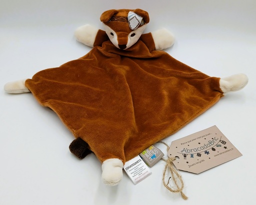 Doudou plat renard indien - LES CHATOUNETS