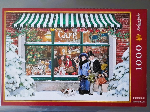 Puzzle "Café de Noël d'Antan" 1000p - COPPENRATH