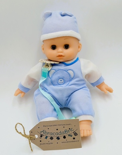 Poupon pyjame bleu 28cm - PETiT COLiN
